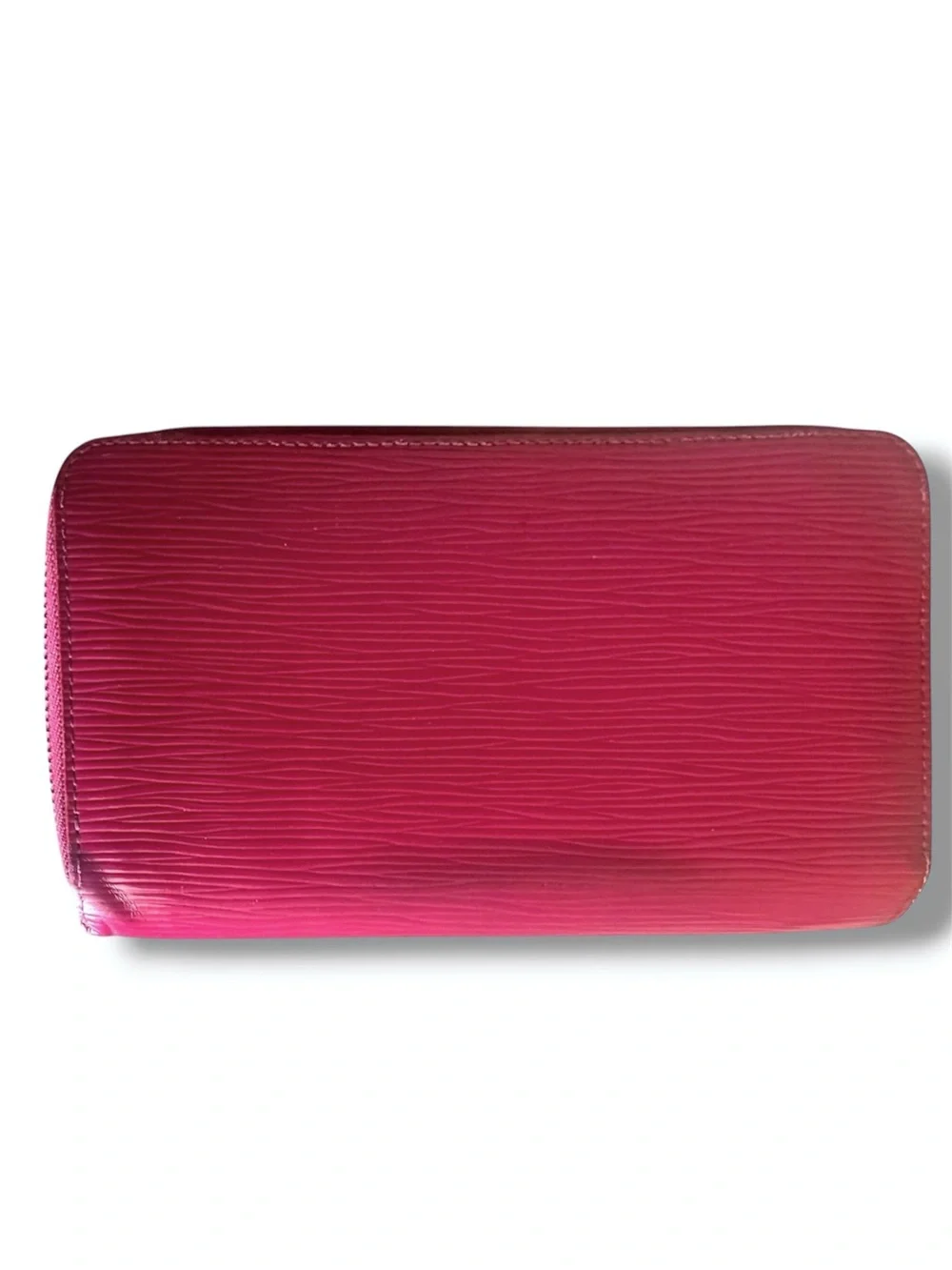 Authentic Louis Vuitton Epi Zip-Around Fuchsia Wallet